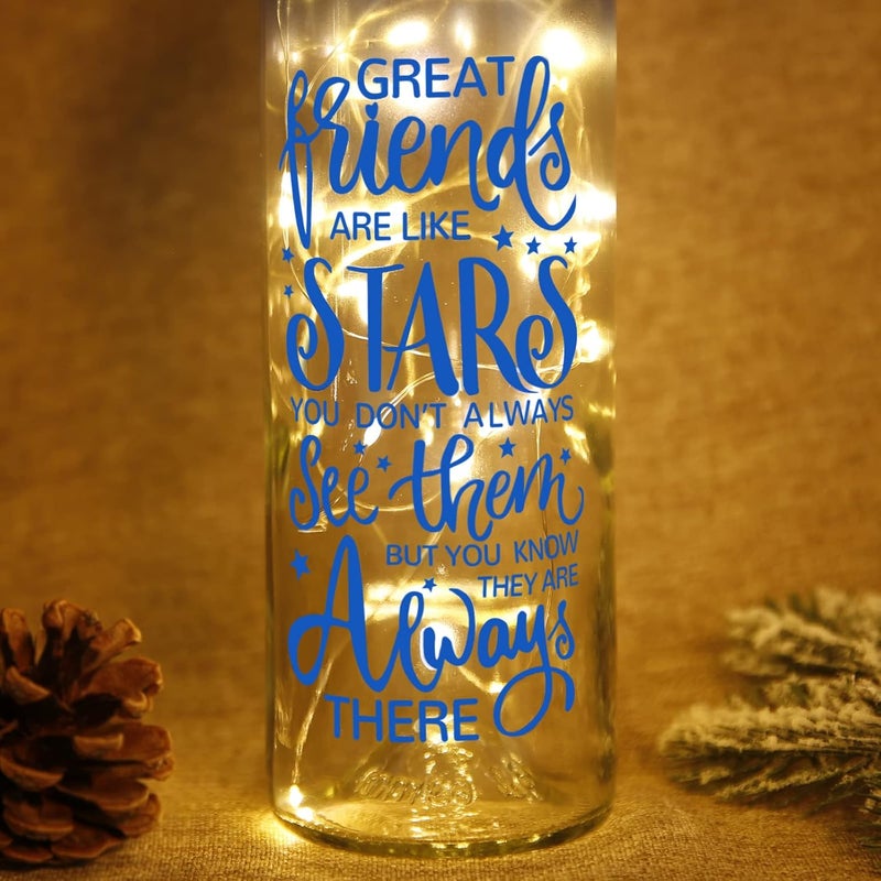 MOREDOTS Christmas Gifts for Women - Best Friends Gifts 2025 - Wine Bottle Lights with Cork - Light Up Lamp Decor for Home Decorations - Birthday Friendship Unique Gift for Womens Men Sister Girls Boys Adults - Image 2
